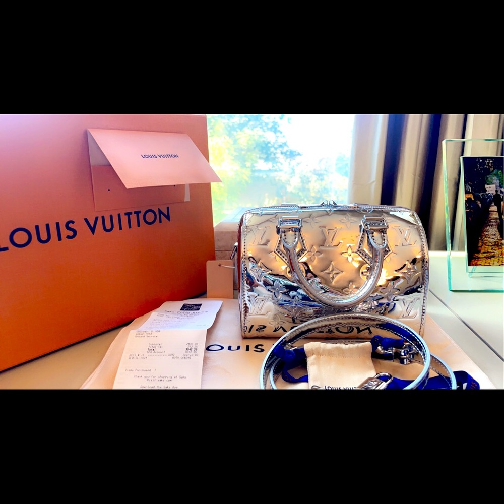 Louis Vuitton Miroir Mirror Speedy 20. 8X6in